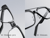 A Tecno AI Glasses és a Tecno AI Glasses Pro intelligens szemüvegek AI funkciókkal és beépített kamerákkal. (Kép forrása: Tecno)