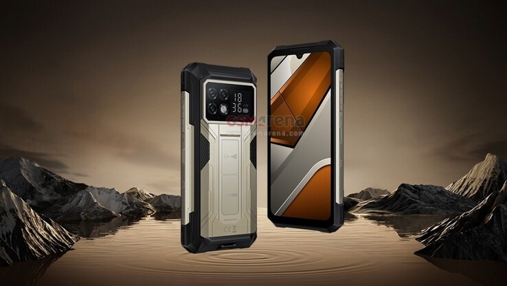 A "Doogee S200 Max" arany színben. (Forrás: GSMArena)