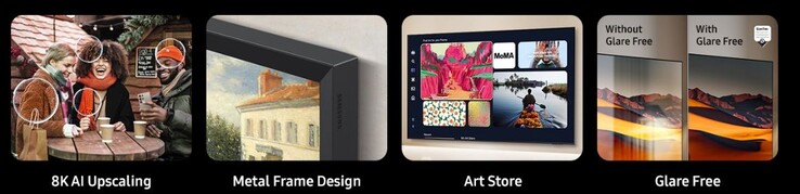 A QN900F 8K felskálázással és Art Store-ral rendelkezik (Kép forrása: Samsung)