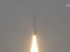A NISAR hordozórakétája a Satish Dhawan Űrközpontból (Kép forrása: ISRO)