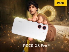 A Poco X8 Pro a két induló színválaszték egyikében. 
