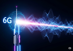 a 6G szub-THz-es spektrum bizonyítottan képes akár 280 Gbps adatátviteli sebességet is támogatni (Kép forrása: AI által generált kép)