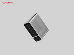 A színes SMATR 900 egy újabb Strix Halo mini PC. A képen: a kompakt PC. (Kép forrása: PC Watch)