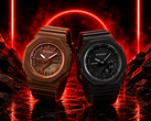 A Casio G-Shock GMA-P2110B-1A és a G-Shock GMA-P2110B-5A (jobbról balra)