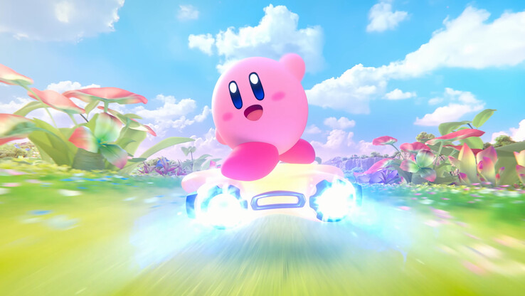 Kirby a hamarosan megjelenő Kirby Air Riders Switch 2 játékban (Kép forrása: Nintendo of America)