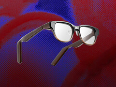 Az AI Glasses Concept 45 grammot nyom. A képen: a szemüveg kialakítása. (Kép forrása: Lenovo)