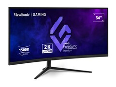 A VX3418C-2K gamer monitor ívelt és ultraszéles (Kép forrása: ViewSonic)