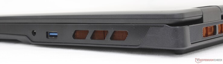 Jobbra: 3,5 mm-es fejhallgató, USB-A 3.2 Gen. 1