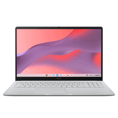 Az Asus Chromebook CX15 elülső kialakítása