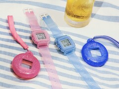 A Casio Baby-G BGD-10KG-2JR és a BGD-10KG-4JR karórák (jobbról balra)