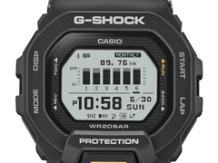 A Casio G-Shock GBD-200-1A1 (a képen) és GBD-200-7 karórák már kaphatók Európában. (Kép forrása: Casio)
