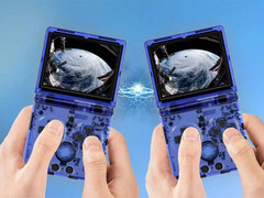 Az Anbernic most várhatóan az RG34XX SP megjelenése után egy új chipsetet mutat be, a képen látható RG35XX SP. (Kép forrása: Anbernic)