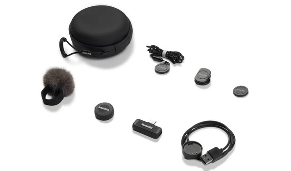 Az Insta360 Mic Air minden szükséges tartozékot tartalmaz. (Kép forrása: Insta360)