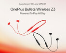 A OnePlus Bullets Wireless Z3 (a képen) a 2022-es OnePlus Bullets Wireless Z2 utódjaként fog megjelenni. (Kép forrása: OnePlus)
