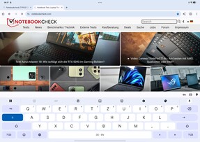 Oppo Pad 4 Pro: Alapértelmezett billentyűzet