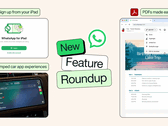 A WhatsApp legújabb fejlesztései között szerepel az iPad-es regisztráció, a továbbfejlesztett PDF-támogatás és a zene megosztása. 