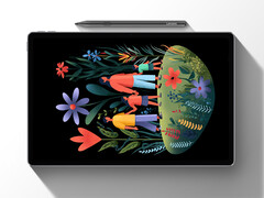 Tájkép-orientált webkamera rejtőzik a Lenovo egyik legújabb Xiaoxin AI Tablet Pro GT teaser képén. (Kép forrása: Lenovo)