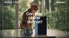 Samsung Galaxy Z Fold 7 teaser video dob egy jab at Apple. (Kép forrása: Samsung | szerkesztette Notebookcheck)
