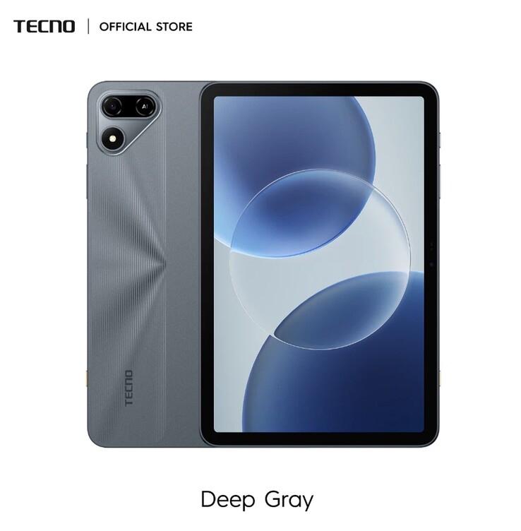 A Tecno Megapad SE 2 sötét szürke színben.