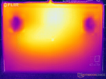 Stresszvizsgálati felületi hőmérsékletek (alul)