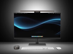 A BenQ ScreenBar Halo 2 számítógépes asztali lámpa tükröződésmentes megvilágítást biztosít, rendkívül pontos színekkel. (Kép forrása: BenQ)