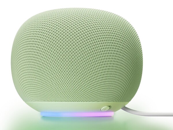 A Google Home hangszóró gyűrűsfénnyel és mikrofon némító gombbal rendelkezik. (Kép forrása: Google)