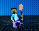 Egy kép, amelyen Steve minifigurája látható a Minecraftból.