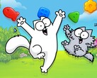 A Simon’s Cat – Blast Time hivatalos promóciós illusztrációja.