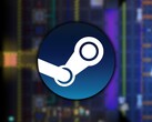 A játék űrállomását bemutató kép: Beyond és a Steam logó. (Kép forrása: Steam)