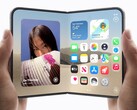 Két kéz egy-egy iPhone Duót tart, az egyik összehajtva, a másik szétnyitva