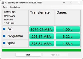 AS SSD másolás