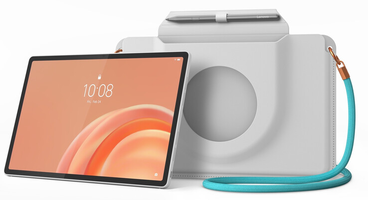 A Lenovo Tab Plus Gen 2 és (opcionális) tartozékai.