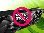 Nvidia GPU készleten kívüli szimbólummal látható (Kép forrása: Nvidia szerkesztéssel)