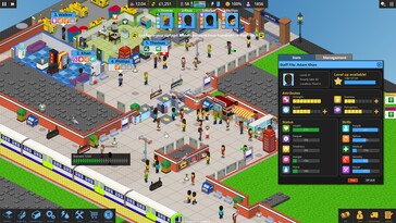 Egy kép, amely az Overcrowd egyik interfészét mutatja: A Commute 'Em Up. (Kép forrása: Steam)