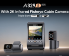 A VIOFO A329S 3CH dash cam akár 4K/60 fps felvételek rögzítésére is képes (Kép forrása: VIOFO)