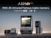 A VIOFO A329S 3CH dash cam akár 4K/60 fps felvételek rögzítésére is képes (Kép forrása: VIOFO)