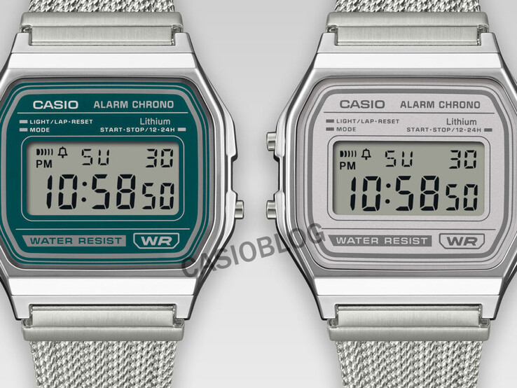 A Casio A158WEM-3 és A158WEM-7. (Kép forrása: Casioblog)