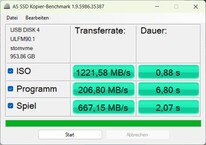 PicoDrive Thunderbolt 4: AS SSD másolás