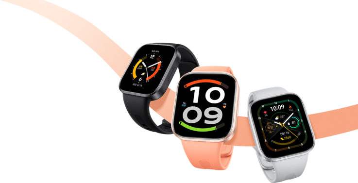 A Redmi Watch 6 Active okosóra gunmetal, narancs és ezüst színváltozatokban kapható (balról jobbra)