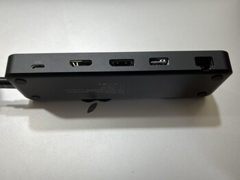 Dockcase 10-in-1 Hub Explorer Edition back I/O