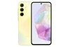 A Samsung Galaxy A35 A35 5G a Awesome Lemon színváltozatban