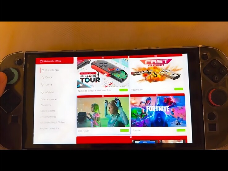 Nintendo Switch 2 eShop teljesítménye (Kép forrása: screenshot, Switch 2 subreddit)