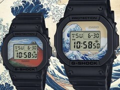 A Casio DW-5600KHG24-1JR (balra) és a DW-5600KHK24-1JR (jobbra). (Kép forrása: @geesgshock az Instagramon)