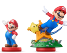 A régebbi Mario Amiibo és az új Super Mario Galaxy with Luma Amiibo méretarányos összehasonlítása (kép forrása: r/amiibo)