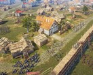A Knights of Honor II: Sovereign című játékban egy ostromot ábrázoló kép.