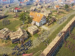 A Knights of Honor II: Sovereign című játékban egy ostromot ábrázoló kép.