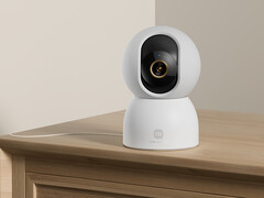 A Smart Camera C701 az EU-ban 59,99 euróba kerül. A képen: a biztonsági kamera függőlegesen felszerelve. (Kép forrása: Xiaomi)