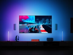 Az új Yeelight TV alkalmazás a Samsung TV-t egy magával ragadó fényjátékká alakítja. (Kép forrása: Yeelight)