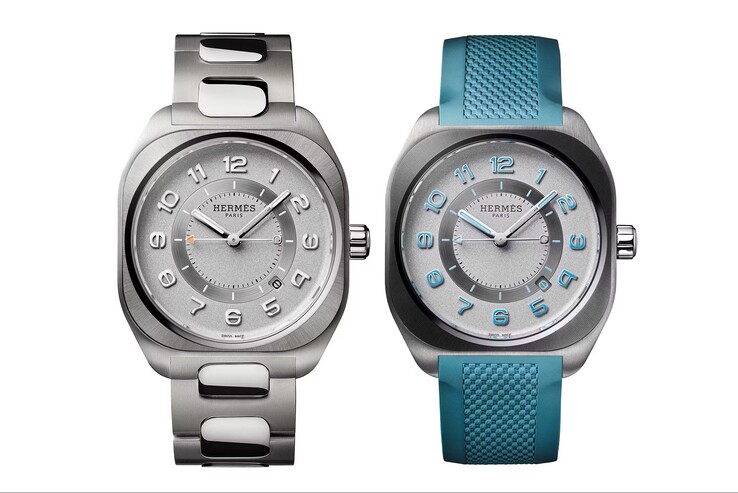 A Hermes H08 Saint-Cyr és világosszürke modell 100 m (10 bar) vízállósággal rendelkezik (Kép forrása: Hermes)