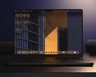 Testreszabott macOS asztali felület, amely Liquid Glass dizájnelemeket, frissített Dockot és újratervezett widgeteket mutat. (Kép forrása: Apple)